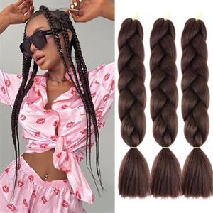 jooceebaby Marrone Extension Per Treccine Africane 24