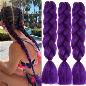 jooceebaby Viola Scuro Extension Per Treccine Africane 24