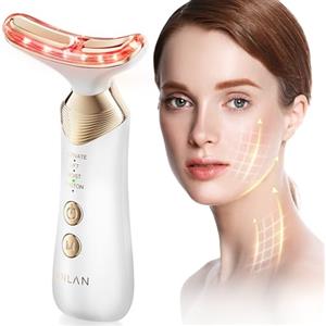 ANLAN Oro 24K Massaggiatore viso EMS Face lifting Testa di Contatto Bipolare Recentemente Aggiornata Adatta alla pelle sensibile
