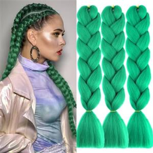 jooceebaby Verde Scuro Extension Per Treccine Africane 24