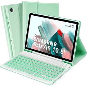 SOPPY Custodia con tastiera retroilluminata per Samsung Galaxy Tab A8 10,5