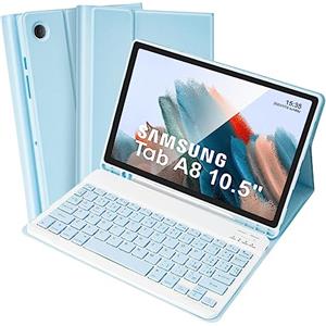 SOPPY Custodia per Tastiera Samsung Galaxy Tab A8, Italiano QWERTY, Custodia con Tastiera Rimovibile per Samsung Galaxy Tab A8 10,5