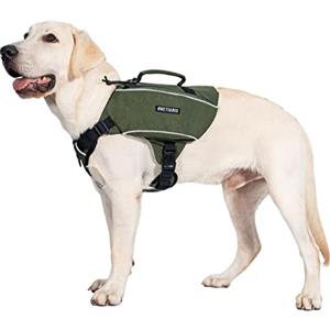 OneTigris CAMELUS - Zaino per cani da campeggio, escursionismo, taglia M/L (M, verde ranger)