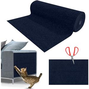 NEUFOOD Tiragraffi Per Gatti,Tiragraffi divano,Tappetino Tiragraffi per Gatti Autoadesivo,DIY Climbing Cat Scratcher,Proteggi Divano Gatti Graff,Antigraffio Gatto Divano blu