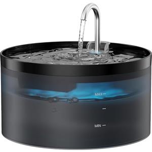 BEMOONY Fontanella per Gatti: 3.2L Fontana per Gatti - Fontanella per Cani - Fontanella Gatti - Fontanella Gatto - Fontana Gatti - Fontana Gatto Nero - Fontanelle per Gatti - Fontana Acqua Gatto - BEMOONY