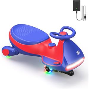 FanttikRide 12V N7 Pro Macchina Elettrica per Bambini, Batteria Ricaricabile, Auto Oscillante 2 in 1, 2 Velocità, Antiribaltamento, Ruote Lampeggianti, Bluetooth, per Bambini da 3 Anni in Su, 68 kg