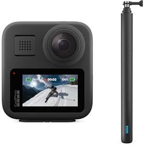 GoPro Telecamera d'azione MAX 360 + Asta di prolunga in fibra di carbonio da 2,7 m, MAX_2.7m extension pole