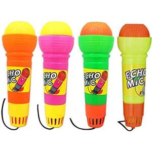 iwobi 4 pezzi Microfono per Bambini,Microfono Echo Portatile,Regalo di Compleanno Festa per Bambini