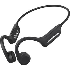 MONODEAL Cuffie Conduzione Ossea Open Ear Auricolari Conduzione Ossea Bluetooth 5.3 Wireless Cuffie Sport Impermeabili IPX6, Porta Ricarica Type-C, Cuffie a Conduzione Ossea per Corsa Camminata Fitness Ufficio