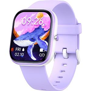 Slothcloud Smart Watch per bambini,IP68 impermeabile per bambini Fitness Activity Tracker Watch,cardiofrequenzimetro,8 modalità sport,Pedometri,Frequenza Cardiaca,Monitor Del Sonno,Regalo per Ragazzi Ragazz