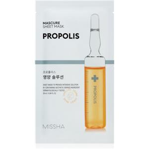MISSHA Mascure Propolis - Maschera in Tessuto Rigenerante al Propoli per Nutrire e Rivitalizzare la Pelle