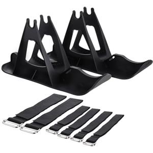 SUPVOX Pedestal Snowboard Per Bambini Con Cinghie Regolabili Supporto Stabile in Plastica Resistente Da 13-15 Pollici Accessorio Sicuro Per Sci E Slittino Invernale