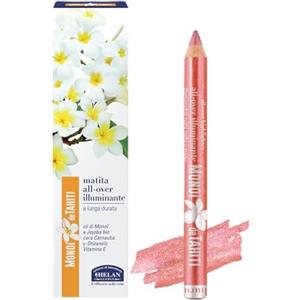 Helan Monoï de Tahiti - Illuminante Viso Make Up Multiuso come Matita Ombretto Glitter Occhi Punti Luce e Blush Stick con Vitamina E e Olio di Jojoba, Trucchi Makeup Effetto Glow a Lunga Durata