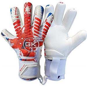 GK Saver Guanti da portiere da calcio Serie Protech Guanti da portiere professionali Taglia da 6 a 11 Guanti da portiere da calcio (Protech 401 NO Savefinger, SIZE 8)