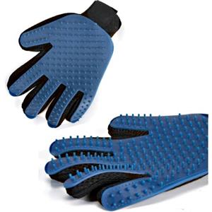 Camon Guanto Rimuovi Pelo 5 Dita - Massaggio e Pulizia per Cani e Gatti