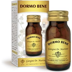 Dr. Giorgini Dormo Bene - Integratore Alimentare con L-triptofano, Vitamine B3 e B6, Magnesio - 80 Pastiglie