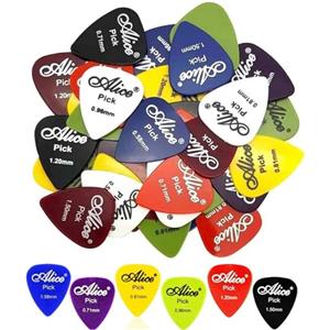 KEUGT Plettri Chitarra,KEUGT 30pz Plettri per Chitarra,Celluloide,Accordatura per Chitarra,set Pickup per Chitarra Elettrica,Chitarra Acustica Classica 0,58/0,71/0,81/0,96/1,20/1,50mm per Chitarra Elettrica