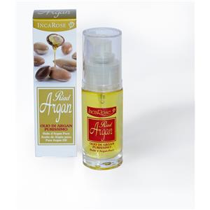 Incarose Olio d'Argan Puro 30 ml - Emolliente, Idratante e Antiossidante per Viso, Corpo, Capelli e Unghie