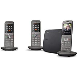 Gigaset CL660A Trio Analog/DECT telephone Identificatore di chiamata Grigio [Versione Francia]