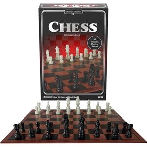 Goliath - SCACCHI- Gioco di scacchi premium per adulti e bambini a partire da 6 anni - Scacchiera con pedine di legno - Gioco da tavolo internazionale