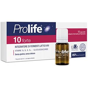 Prolife 10 Forte Integratore Fermenti Lattici Vivi 7 Flaconcini Da 8 ml