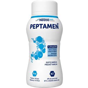 Nestlé Peptamen Vaniglia - Alimento liquido nutrizionale completo a base di peptidi, 4 x 200 ml