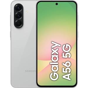 Samsung Galaxy A56 5G, Smartphone con Funzioni intelligenti, Display Super AMOLED 6.7, 8GB RAM, 256GB, Camera 50MP, Batteria 5.000 mAh, IP67, Awesome Lightgray (Samsung Galaxy A56 256GB 5G Dual SIM