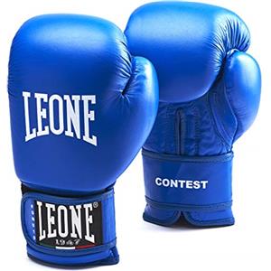 LEONE 1947, Contest Guantoni Boxe, Unisex - Adulto, Blu, 10OZ, GN010