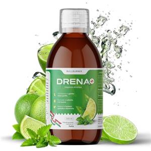 Bull Burner Drenante forte dimagrante Donna Brucia Grassi Potenti Veloci Anticellulite Gambe Detox Depurativo Fegato e Intestino Pancia Piatta e Peso Forma Gusto Menta e Lime 500 ml Made in Italy