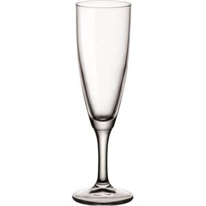 Bormioli Rocco Set 6 Calici Flute Prosecco 15 cl - Vetro Trasparente e Resistente