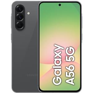 Samsung Galaxy A56 5G, smartphone Android, 256 GB di memoria, 8 GB di RAM, antracite, aggiornamento del sistema operativo 6X, grande schermo, lunga durata della batteria (Samsung Turkey garantito)
