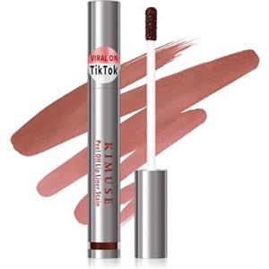 KIMUSE Peel Off Lip Liner Stain, Matita per contorno labbra, Tattoo Rossetto Lunga Durata Lip Liner, impermeabile e rimovibile, sfoderabile, Matte Finish