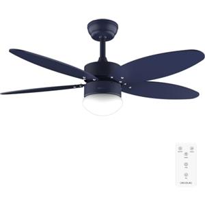 Cecotec - Ventilatore da Soffitto con Luce EnergySilence Aero 4260 Full Purple - 40 W con Motore DC e 42" con Luce LED, Telecomando, Timer, 6 Velocità e 5 Pale Reversibili