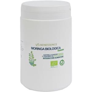 Benessence - Polvere di Moringa Biologica - 500g - Supporta la digestione e l'equilibrio del peso