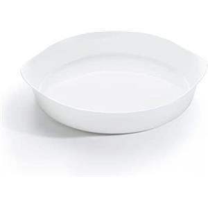 Luminarc Smart Cuisine Carine Pirofila Tonda, Vetro Opale, Bianco, cm 28.