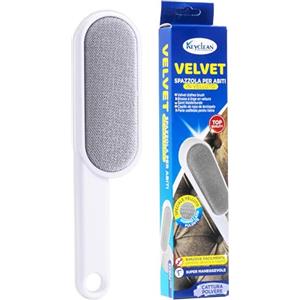 IPEA Spazzola Velluto Levapelucchi per Abbigliamento,Divani, Mobili Imbottiti - Spazzola Double Face Multiuso per rimuovere Capelli, Peli, Pelo di Animale da Tessuti, Scamosciati e Velluti