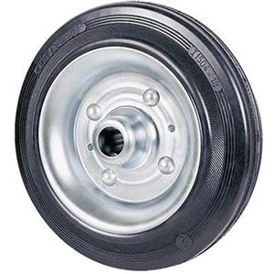 eacommerce Ruote piroettanti industriali rotelle Piene Girevoli con Piastra per Carrelli Banchi da Lavoro Mobili (Ruota Sciolta, 200 mm)