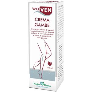 Waven Crema Gambe 100ml - Crema Gel Idratante con Estratti Vegetali per Sollievo da Gonfiore e Pesantezza