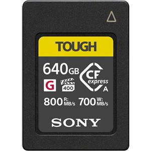 Sony CFexpress Tipo A Tough 320 GB - Velocità di lettura 800 MB/s e scrittura 700 MB/s