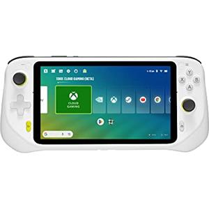Logitech G Cloud Console Gaming Portatile con Batteria a Lunga Durata, Touchscreen 7 Pollici 1080P, Design Leggero, Xbox Cloud Gaming, NVIDIA GeForce NOW, Google Play, Presa EU, Bianco