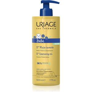 Uriage Bébé Olio Detergente Nutriente 500 ml - Deterge Delicatamente la Pelle Sensibile del Bambino