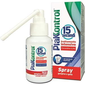 IDECO Srl Plakkontrol 15 secondi collutorio spray 50 ml - PLAKKONTROL - 901570616