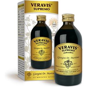 DR.GIORGINI VERAVIS Supremo Integratore Alimentare Analcolico 200 ml con Senna, Cicoria, Frangula e Rabarbaro