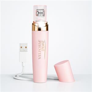 VELFORM Epilwiz, Sistema Avanzato di Depilazione Con Luce LED, Testa Placcata in Oro 18 Carati, Cavo USB, per Tutti i Tipi di Pelle (Advanced - USB)