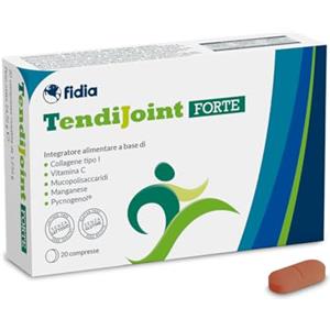 CARTI-JOINT Fidia Farmaceutici TendiJoint FORTE - 20 Compresse, Integratore Alimentare per il Benessere dei Tendini, Senza Glutine e Lattosio