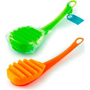 MartiniSPA Spazzola da Bagno con Spugna Extramorbida - Manico Lungo e Colori Assortiti