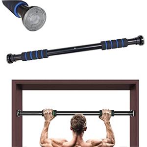 FFitness FSMDK821 | 1 Barra | Attrezzo per Trazioni Muro alla Sbarra 2-Way Acciaio Inossidabile Body Crunch Porta 60 - 100cm Allenamento in Sospensione Bicipiti Tricipiti Pettorali Addominali