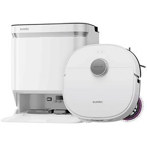 Eureka J15 Ultra Robot Aspirapolvere Lavapavimenti con Potente Aspirazione 19.000 Pa, Lavaggio ad Acqua Calda a 75℃ e Mappatura AI