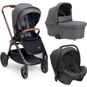 Chicco Trio Mysa con Seggiolino Auto Kory Plus - Black Satin