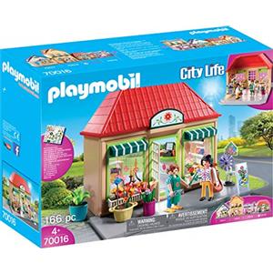 PLAYMOBIL City Life 70016, My Flower Shop, dai 4 Anni